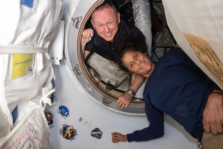 Butch Wilmore y Suni Williams