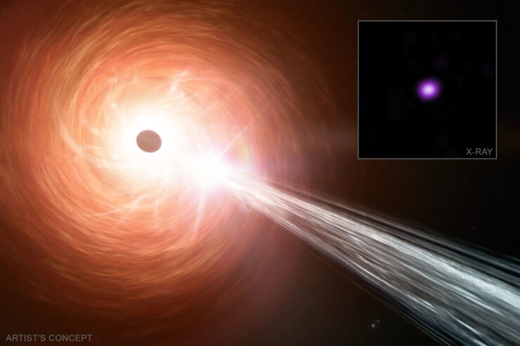 El Chandra Descubre un Agujero Negro con un Crecimiento Excepcional