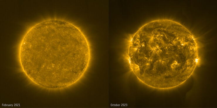 Solar Orbiter Capta el Sorprendente Aumento de la Actividad del Sol