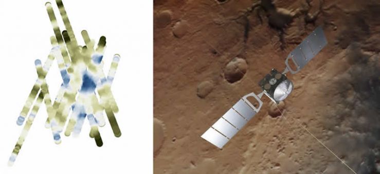 Huellas de Radar Sobre el Lago Subterráneo de Marte