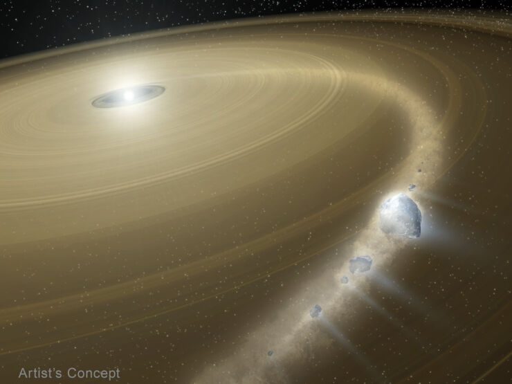 El Hubble Observa Cómo una Enana Blanca Devora un Objeto Parecido a Plutón