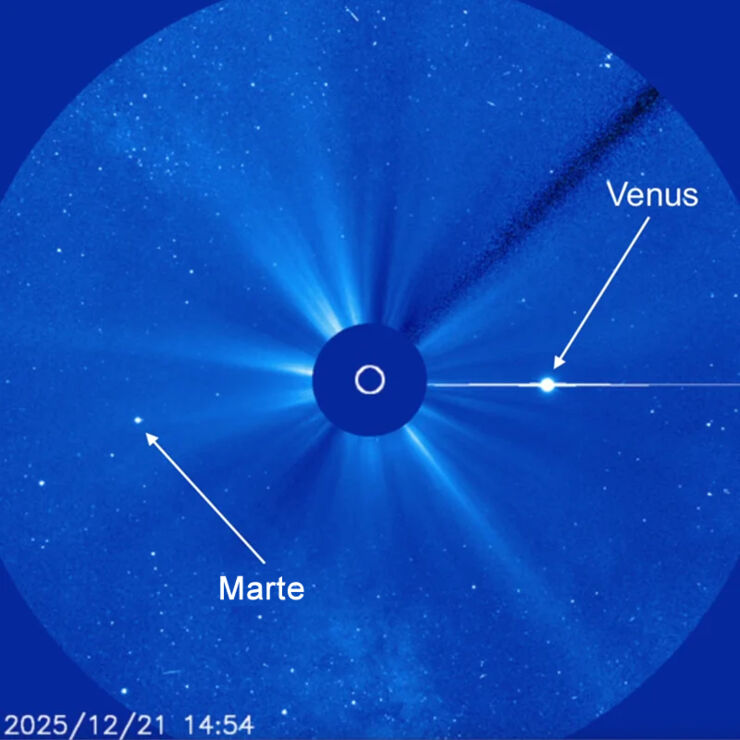 Marte y Venus se Alinean con el Sol en un Raro Fenómeno Astronómico