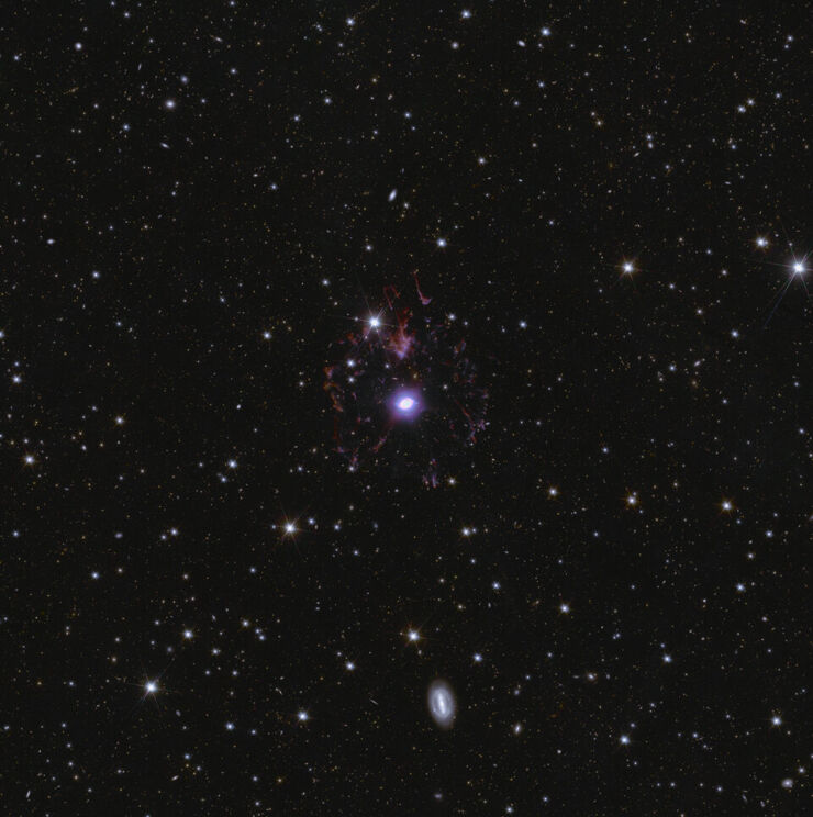 Nebulosa Ojo de Gato vista por Euclid
