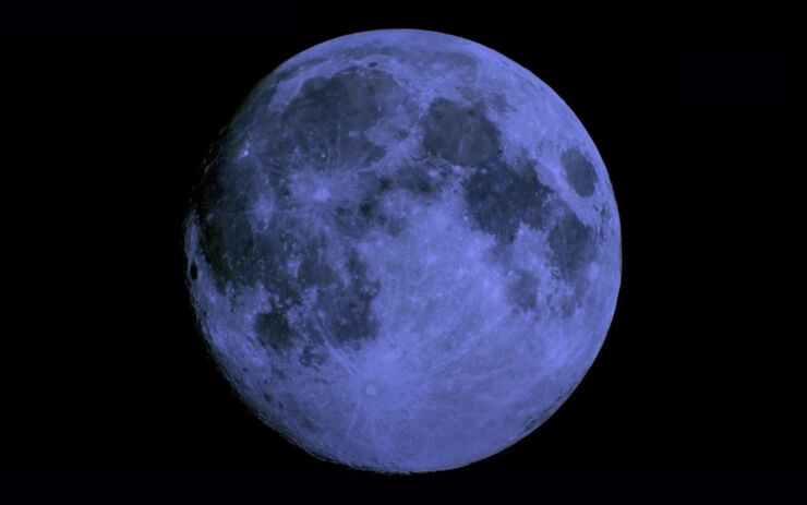 Luna Azul en la noche del 31 de Octubre para Halloween