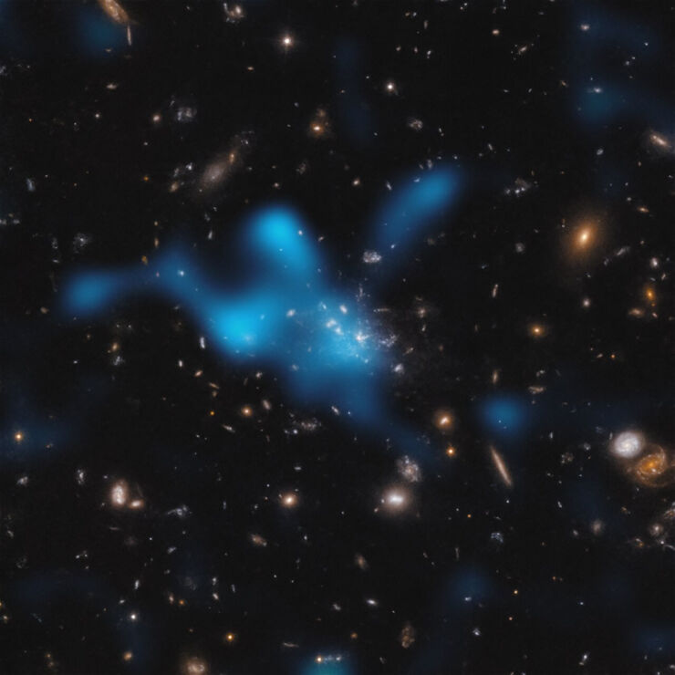 Observan el Nacimiento de un Cúmulo muy Distante de Galaxias del Universo Temprano