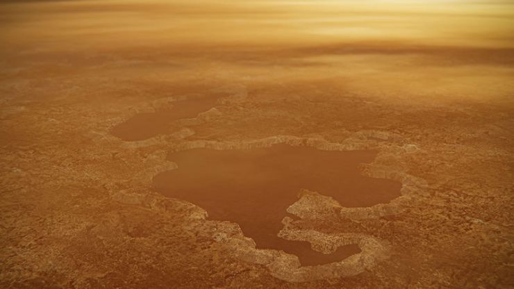 Nuevos Datos Sugieren que los Lagos de Titán Son Explosiones de Cráteres