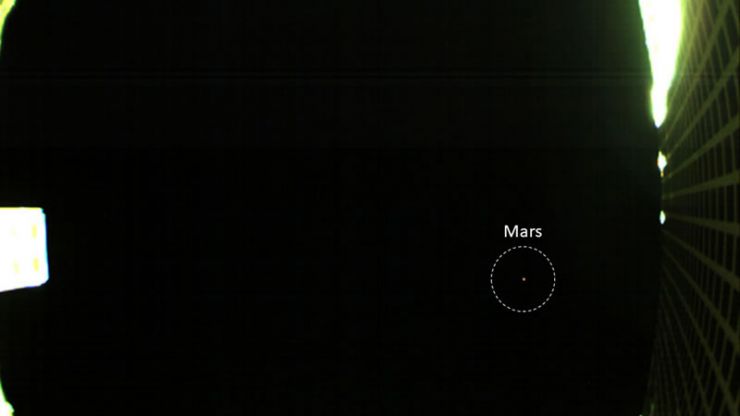 Primera Imagen de Marte Captada Desde un CubeSat