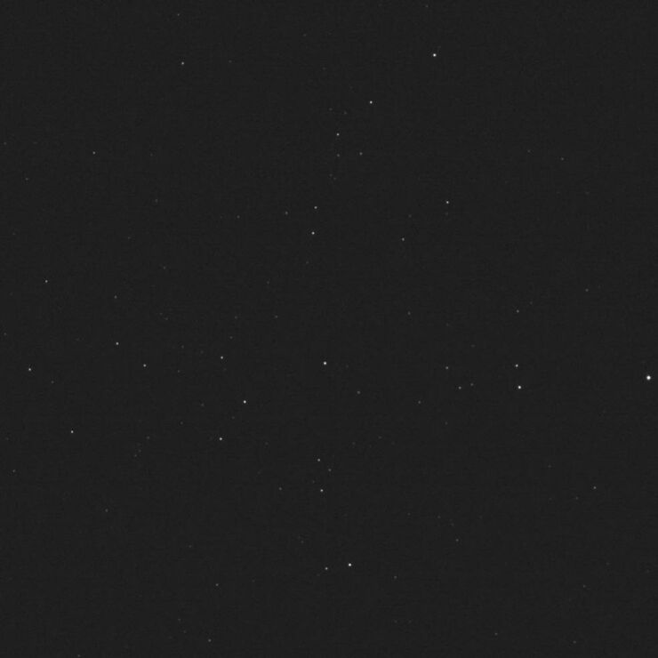 Imagen de Messier 38 captada por DART