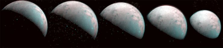 Juno Obtiene las Primeras Imágenes del Polo Norte de Ganímedes