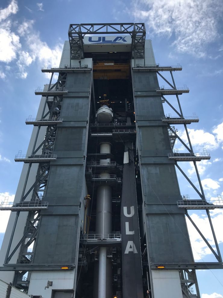 La nave espacial CST-100 Starliner Sobre un Atlas V