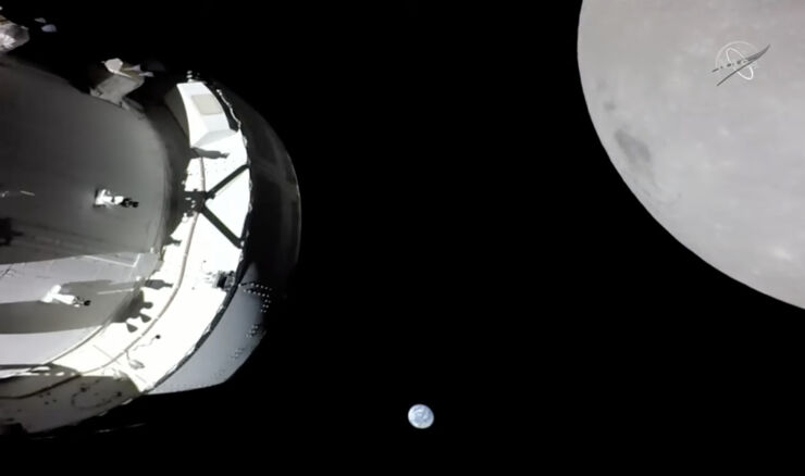 Orión Realiza con Éxito su Primer Sobrevuelo Lunar