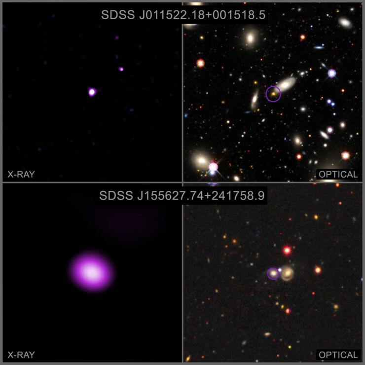 El Chandra Saca a la Luz Nuevos Agujeros Negros