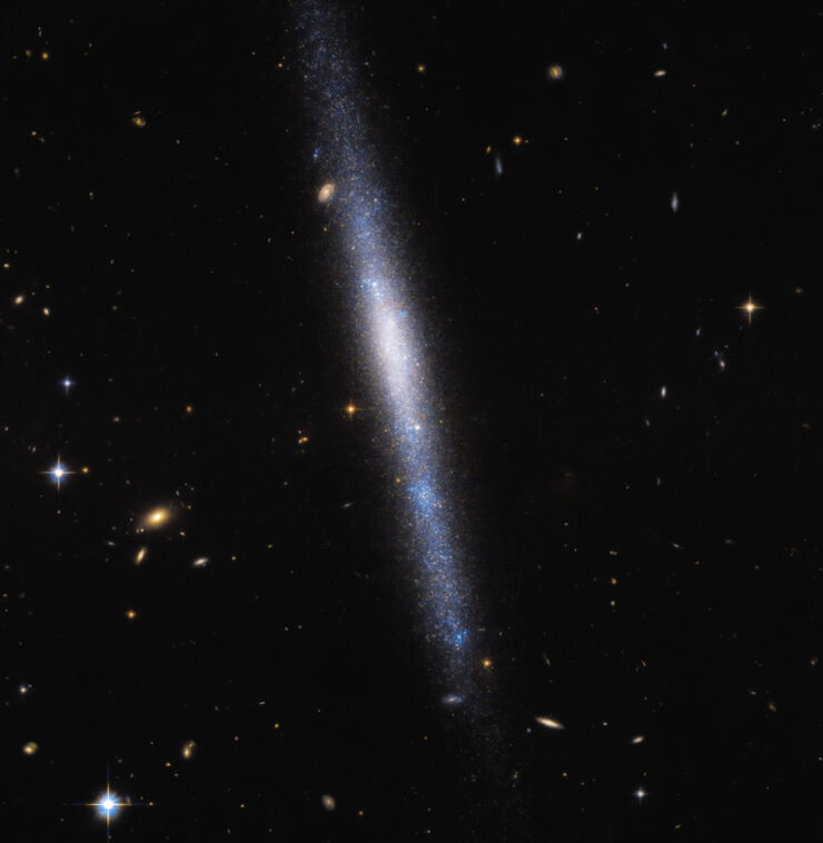 El Hubble Observa una Cascada Cósmica