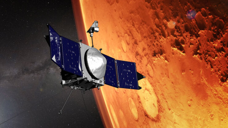 MAVEN Continúa Ayudando en la Retransmisión de Datos y Ciencia en Marte
