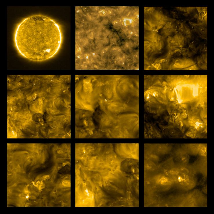 Las Primeras Imágenes de Solar Orbiter Revelan la Existencia de “Hogueras” en el Sol