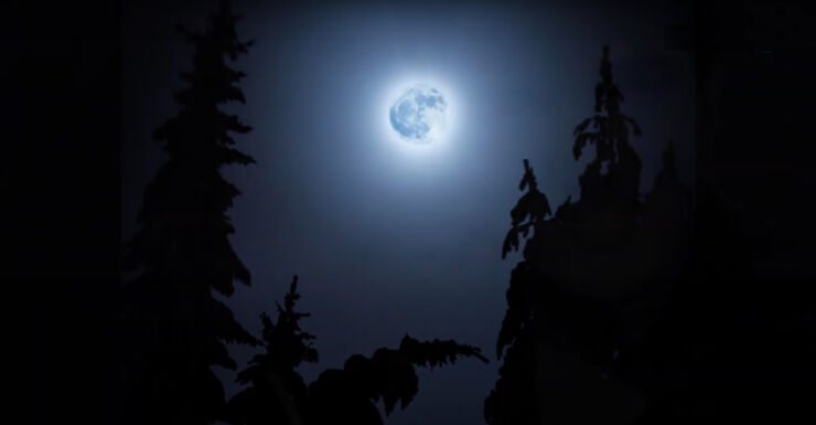 Una Terrorífica Luna Azul en Halloween!!!