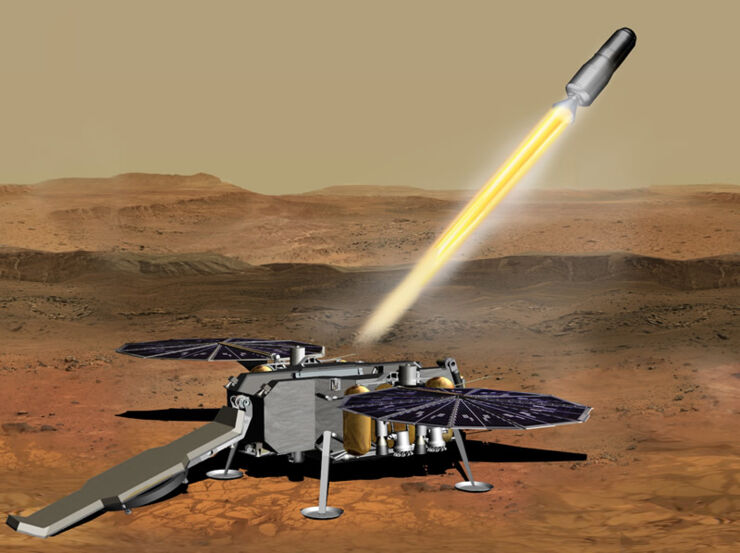 Adjudicado el Contrato del Sistema de Propulsión Mars Ascent para el Retorno de Muestras