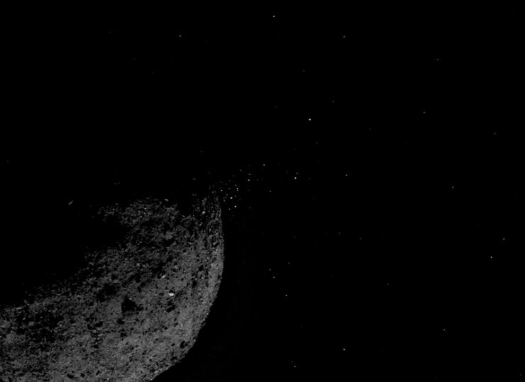 OSIRIS-REx Explica la Expulsión de Partículas al Espacio del Asteroide Bennu 