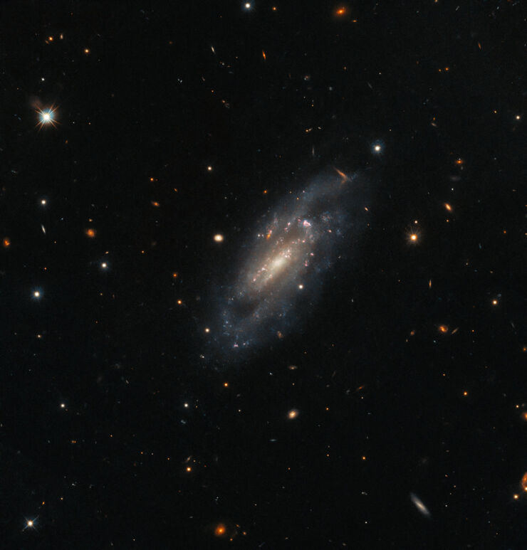 El Hubble Observa una Impresionante Galaxia Espiral