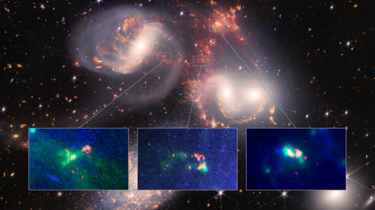 Observan Cómo un Choque Galáctico Incide de Formas Misteriosas en Quinteto de Stephan