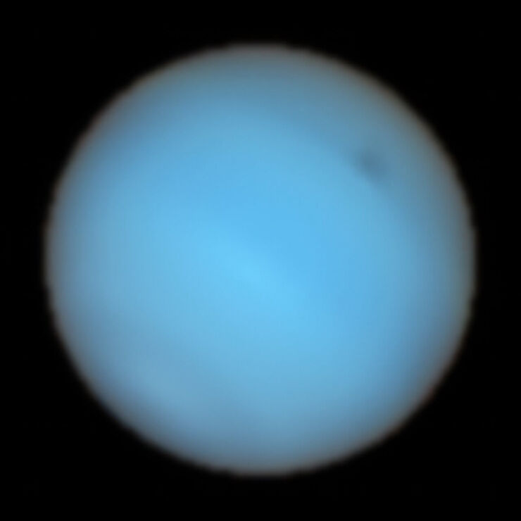 Neptuno visto por el instrumento MUSE
