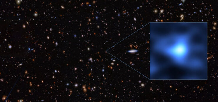 Descubren Oxígeno en la Galaxia más Lejana Conocida
